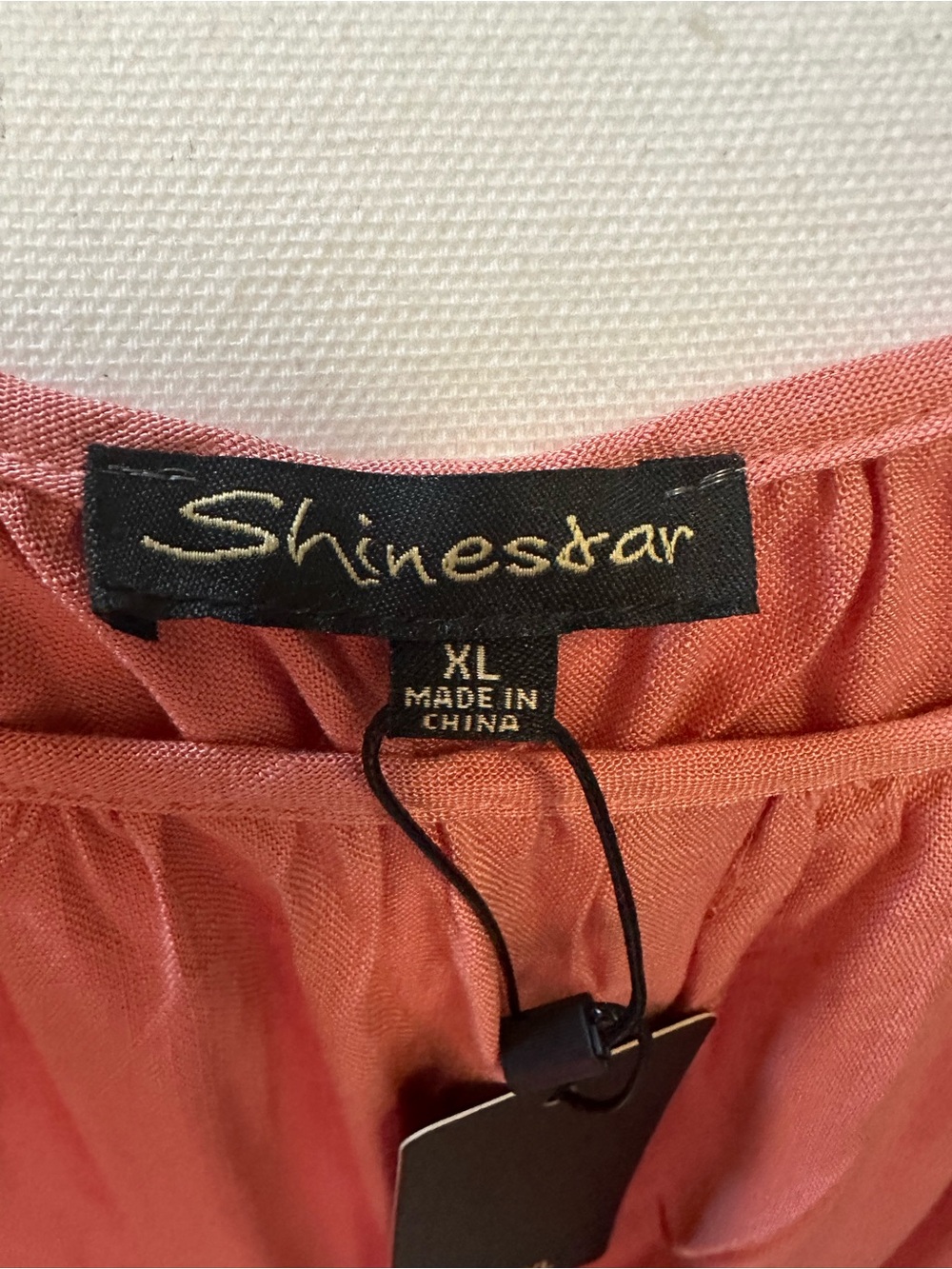 NWT SHINESTAR CORAL ROMPER PANTS BOHO pockets wide leg resortwear jumpsuit Sz XL - Picture 6 of 9
